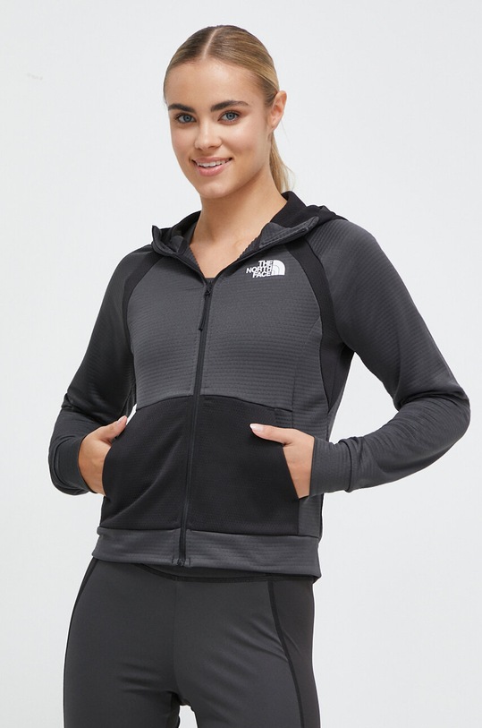 Sportska dukserica The North Face Mountain Athletics s kapuljačom crna NF0A856CMN81