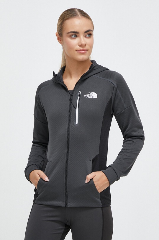 Спортен суичър The North Face с качулка черен NF0A856DMN81