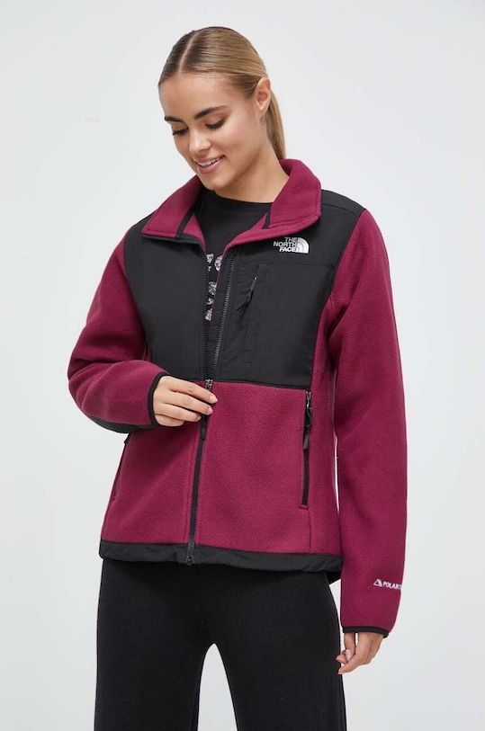 Sportska dukserica The North Face Denali natpis ljubičasta NF0A7UR6KK91