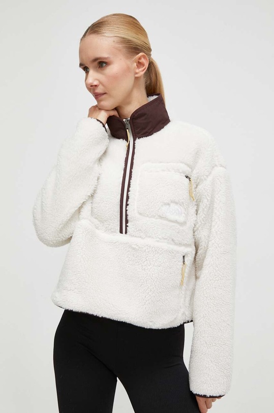 The North Face bluza polarowa NF0A7URON1O1 beżowy AW23
