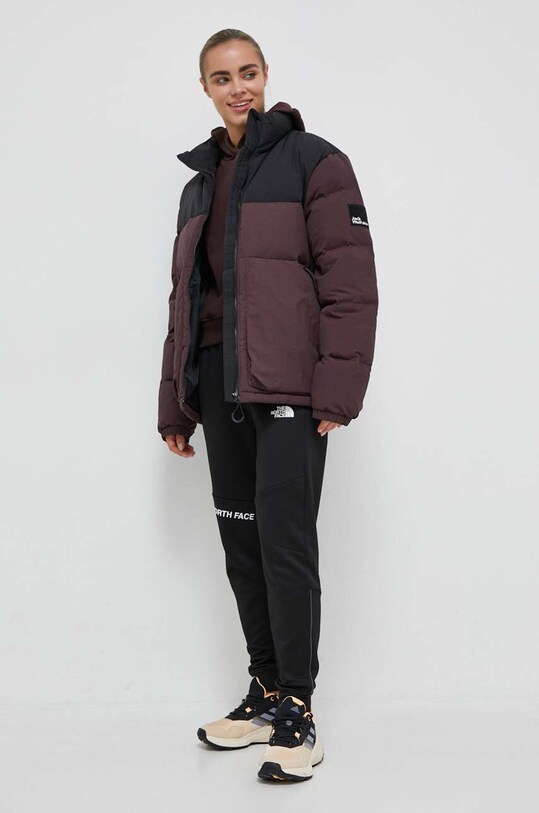 The North Face bluza bawełniana NF0A854DI0I1 brązowy AW23