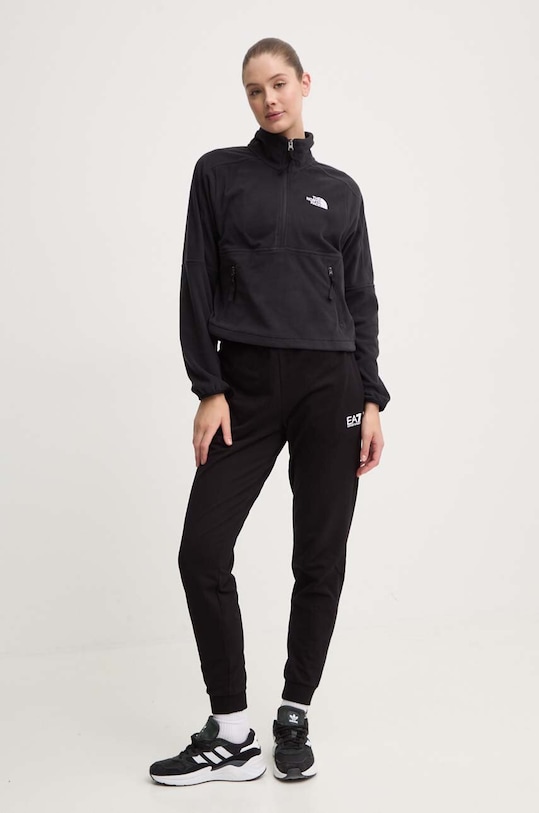 Fleecová mikina The North Face NF0A7ZY3JK31 černá AW23