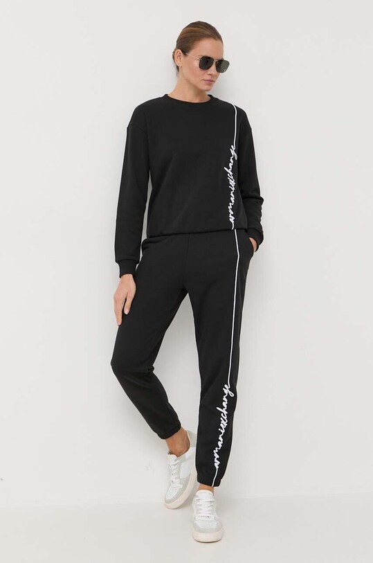 Armani Exchange bluza 6RYM70.YJBRZ czarny AW23