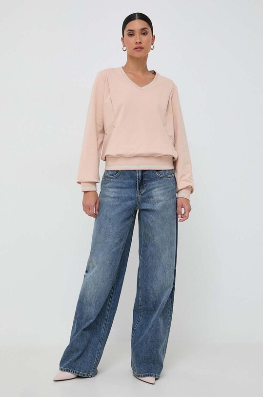 Liu Jo bluza TF3068.F0702 beżowy AW23