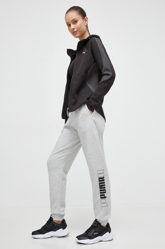 Tréningová mikina Puma 676073 čierna AW23