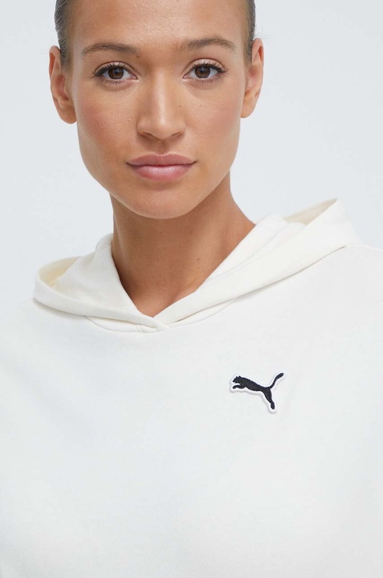 Puma bluza bawełniana BETTER ESSENTIALS beżowy 675988