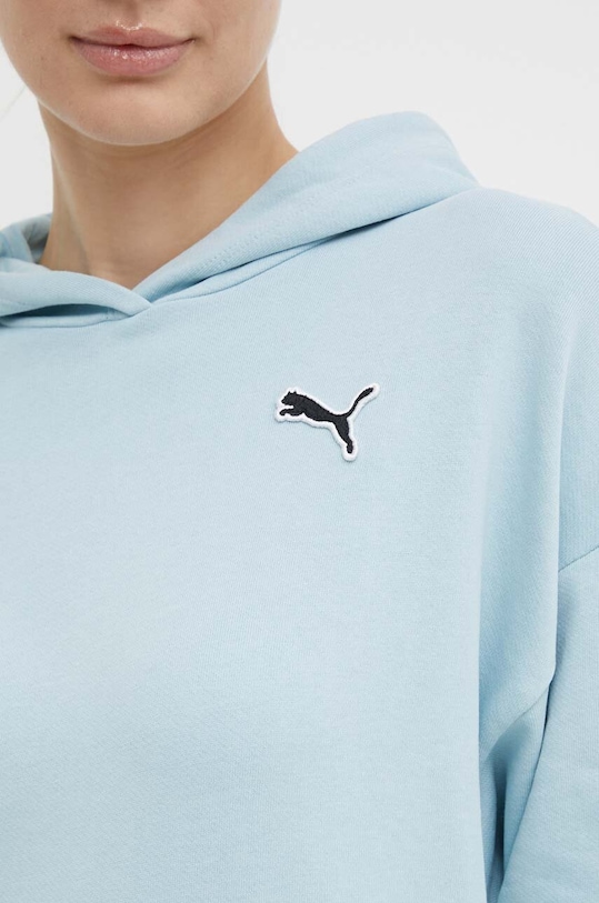 Puma bluza bawełniana BETTER ESSENTIALS 675988 niebieski