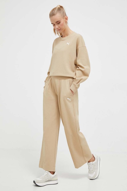 Odzież Puma bluza 676004 beżowy