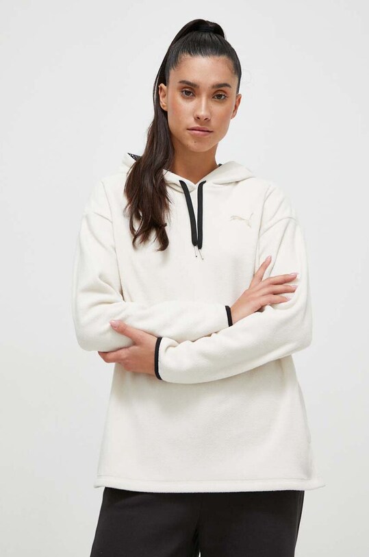 Флисовая кофта Puma с капюшоном бежевый 523913