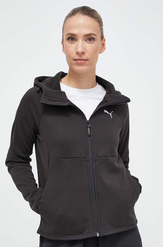 Кофта Puma з капюшоном чорний 676807