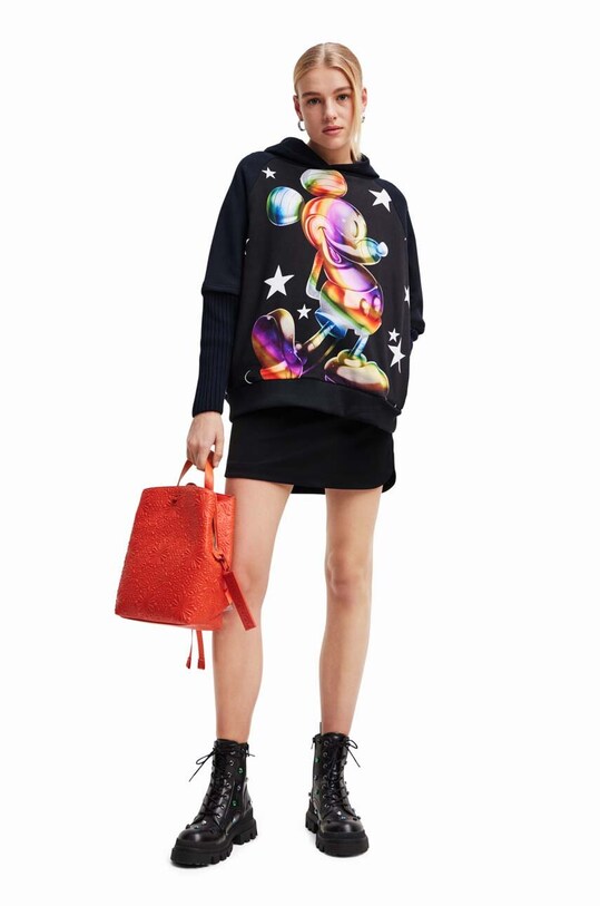 Desigual felpa in cotone x Disney nero 23WWSK48
