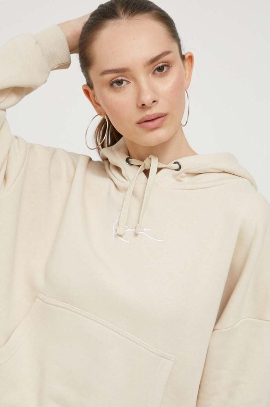Karl Kani bluza z kapturem beżowy 6121554