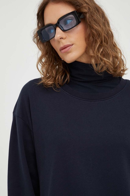 Marc O'Polo bluza bawełniana granatowy 308400154473