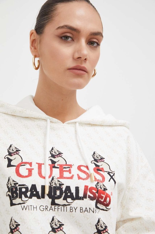 Кофта Guess x Brandalised жовтий W3BQ04.K9R31