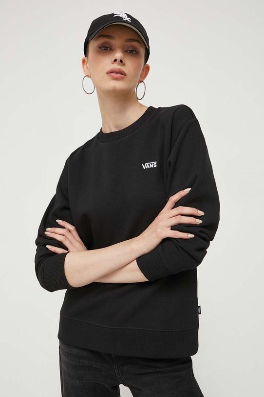 Μπλούζα Vans χωρίς κουκούλα μαύρο VN00046XBLK1