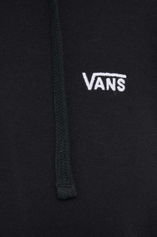 Bavlnená mikina Vans VN00046YBLK1 čierna