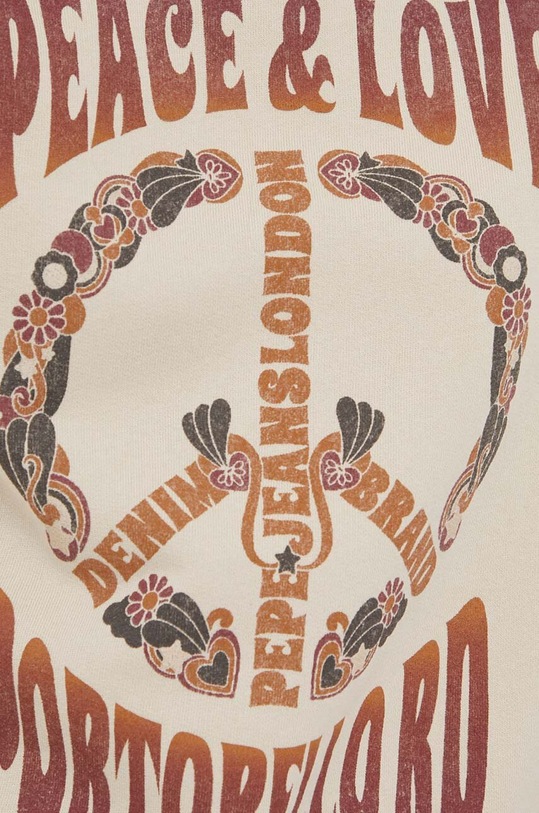 Pepe Jeans bluza bawełniana PL581372.847 beżowy