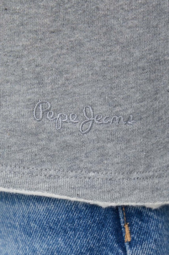 Bavlnená mikina Pepe Jeans Caroline PL581375.933 sivá