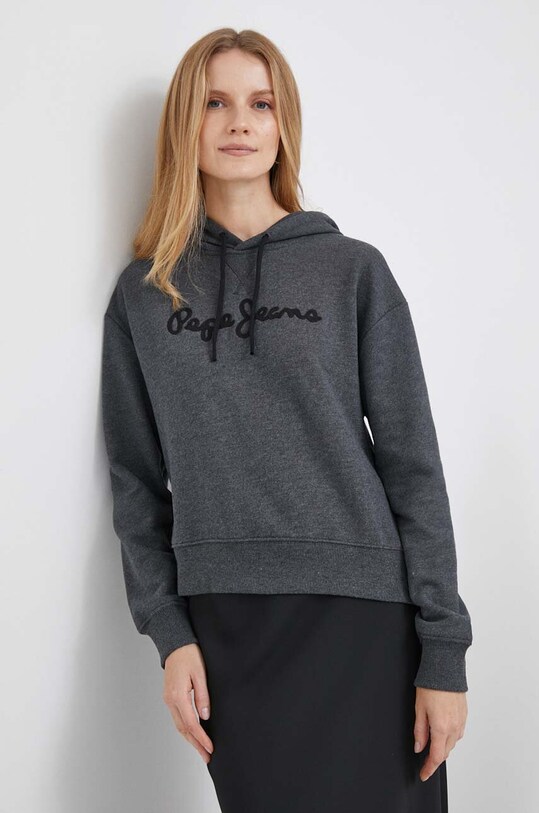 Pepe Jeans bluza Nanette imprimeu gri PL581379.999