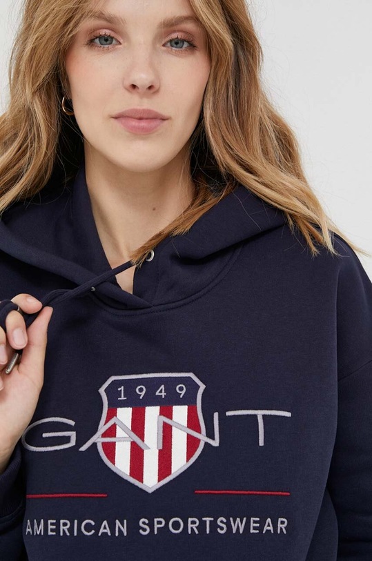 Mikina Gant s kapucňou tmavomodrá 4204567