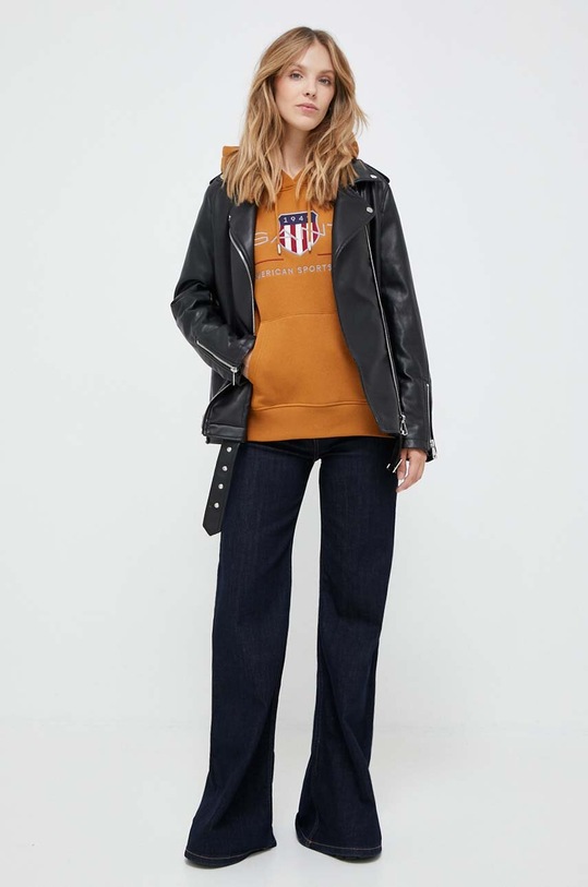 Gant bluza 4204567 brązowy SS24