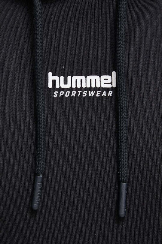 Βαμβακερή μπλούζα Hummel 221757 μαύρο