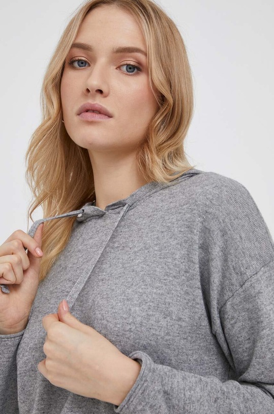 United Colors of Benetton sweter z domieszką wełny szary 1035D201V.82P