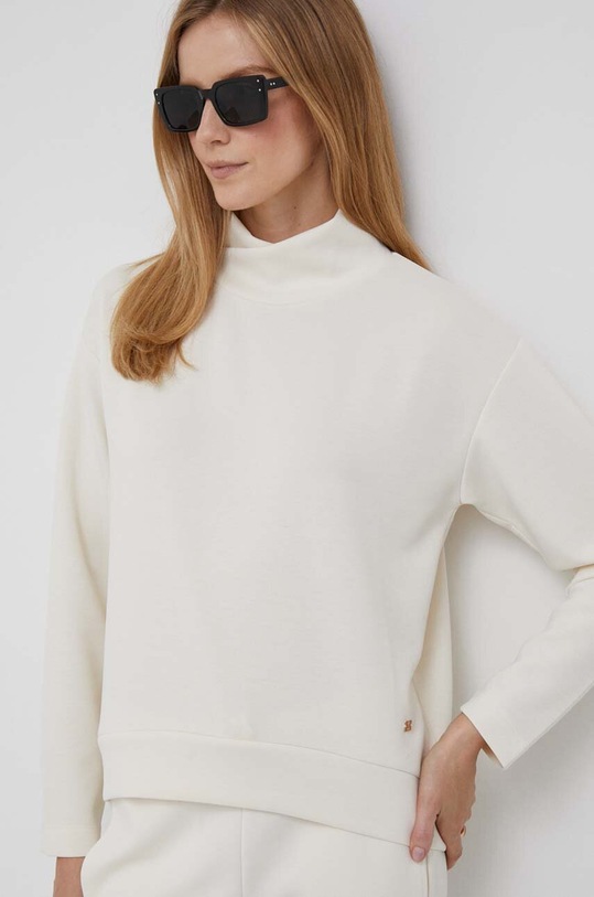 Joop! bluza z elastanem beżowy 30038053
