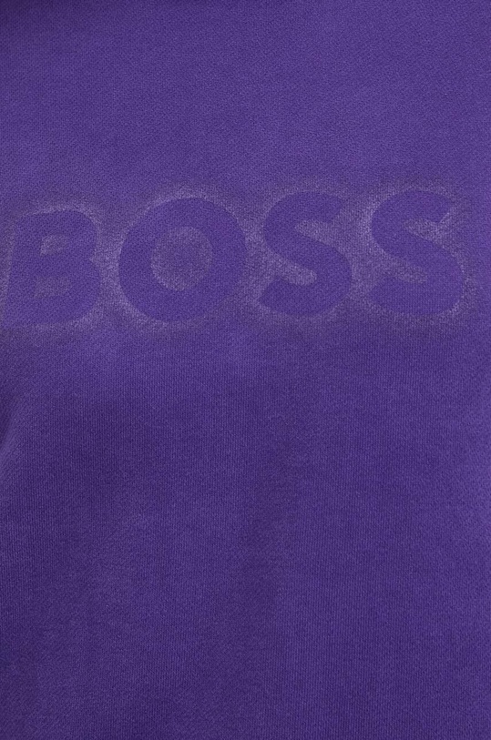 BOSS Orange bluza bawełniana BOSS ORANGE 50501150 fioletowy