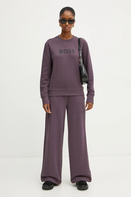Boss Orange hanorac de bumbac BOSS ORANGE 50501154 violet AW24