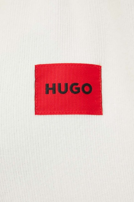 HUGO kordbársony pulóver 50500470 bézs