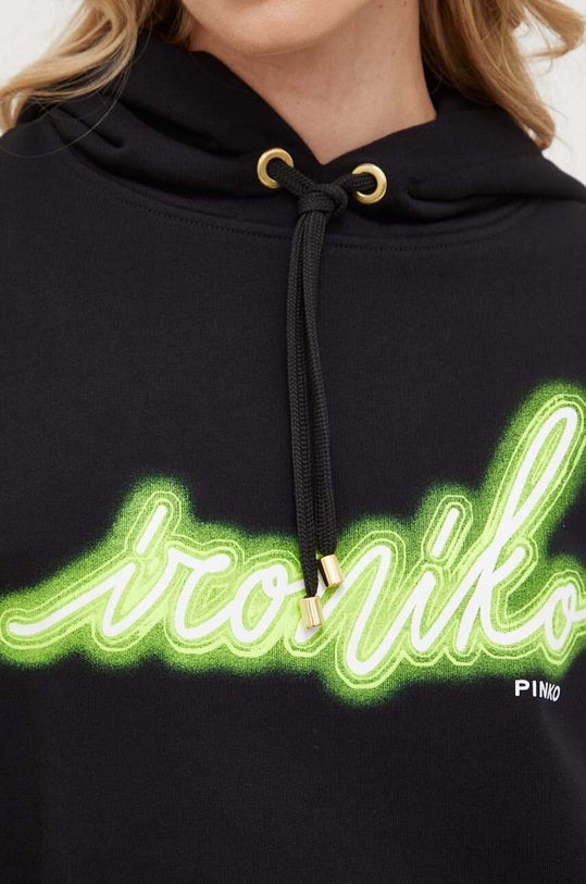 Pinko bluza bawełniana 101685.A1B0 czarny