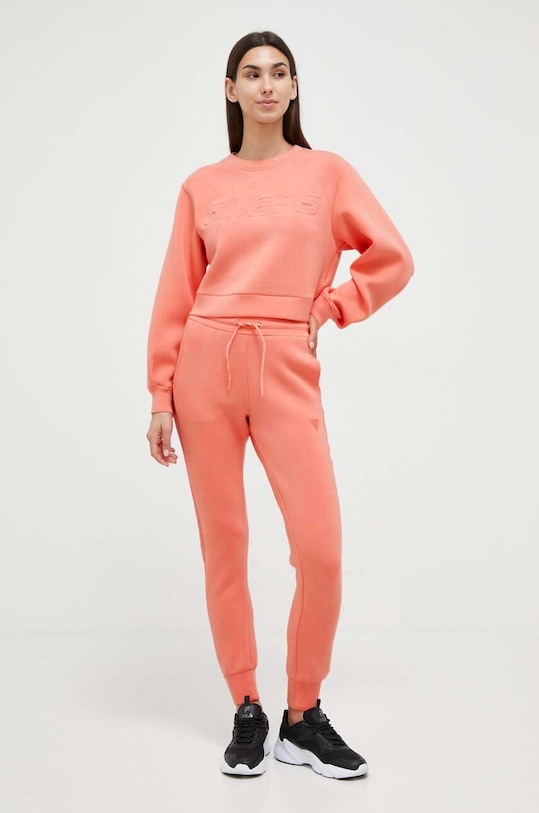 Mikina Guess CINDRA V3BQ15.K7UW2 oranžová SS24