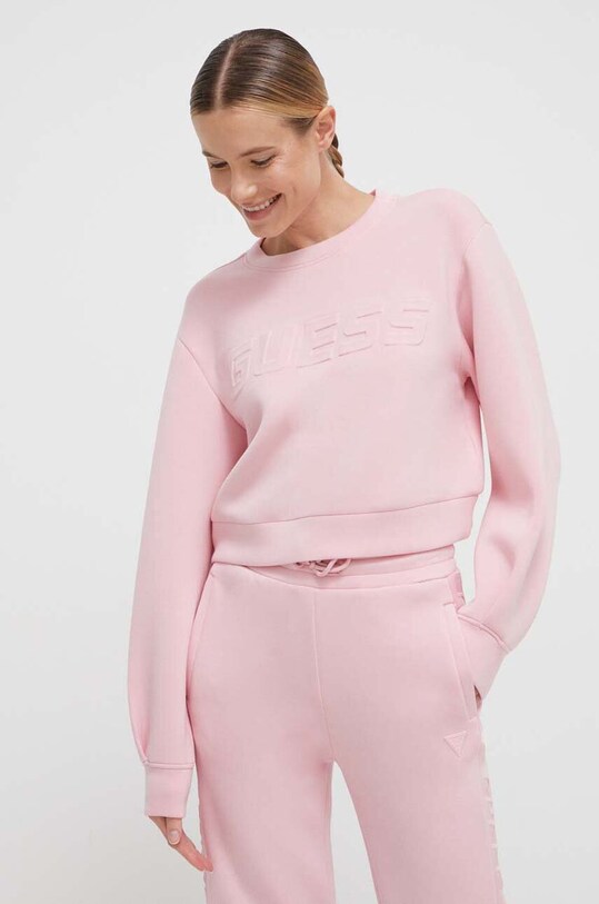 Кофта Guess рожевий V3BQ15.K7UW2