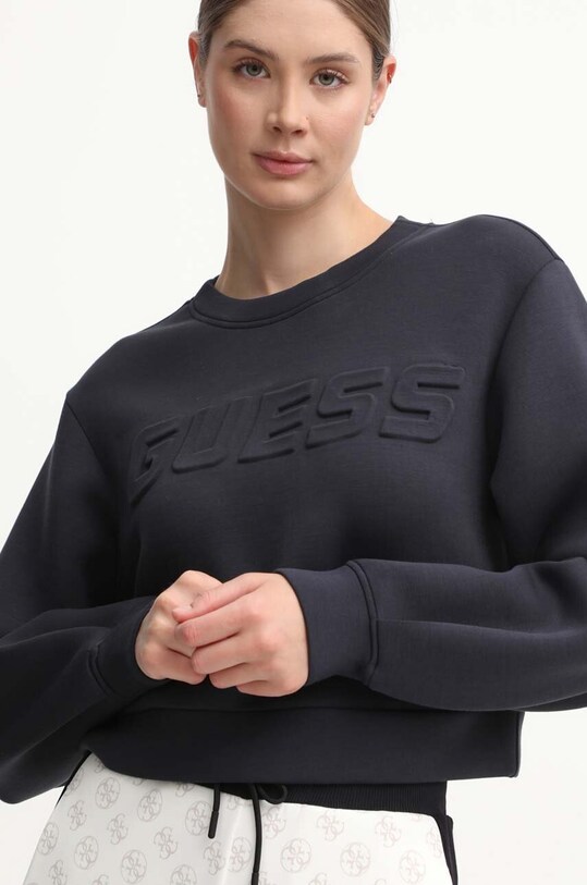 Guess bluza melanj negru V3BQ15.K7UW2
