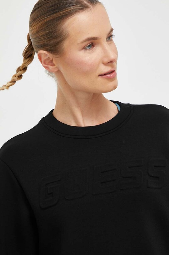 Guess bluza CINDRA czarny V3BQ15.K7UW2