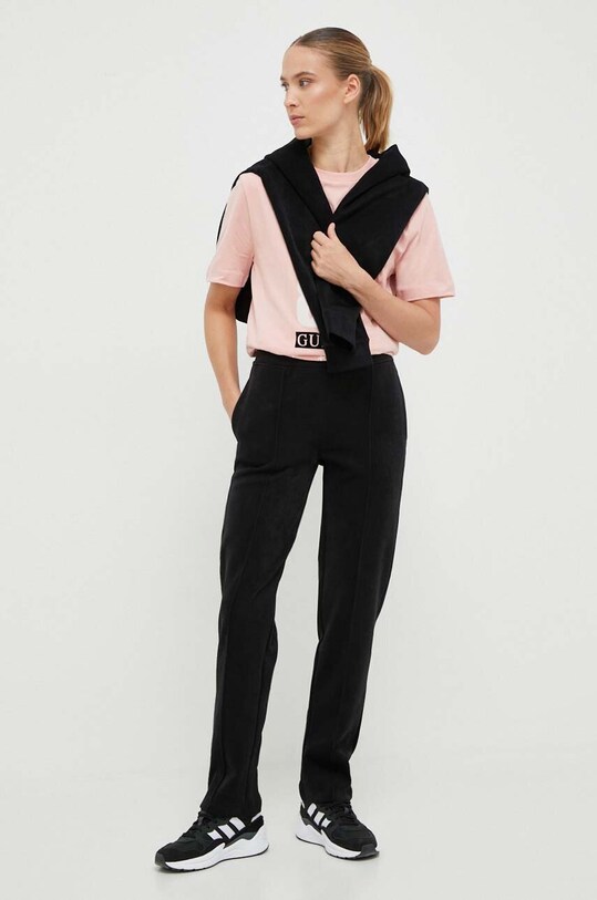 Guess bluza V3BQ01.KBC00 negru AW23