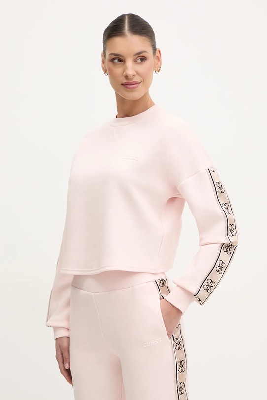 Guess felső CYMONE aplikációval rózsaszín V3BQ16.KB3P2