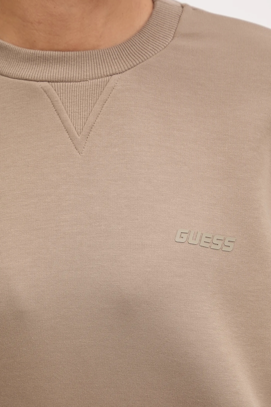 Μπλούζα Guess CYMONE V3BQ16.KB3P2 μπεζ