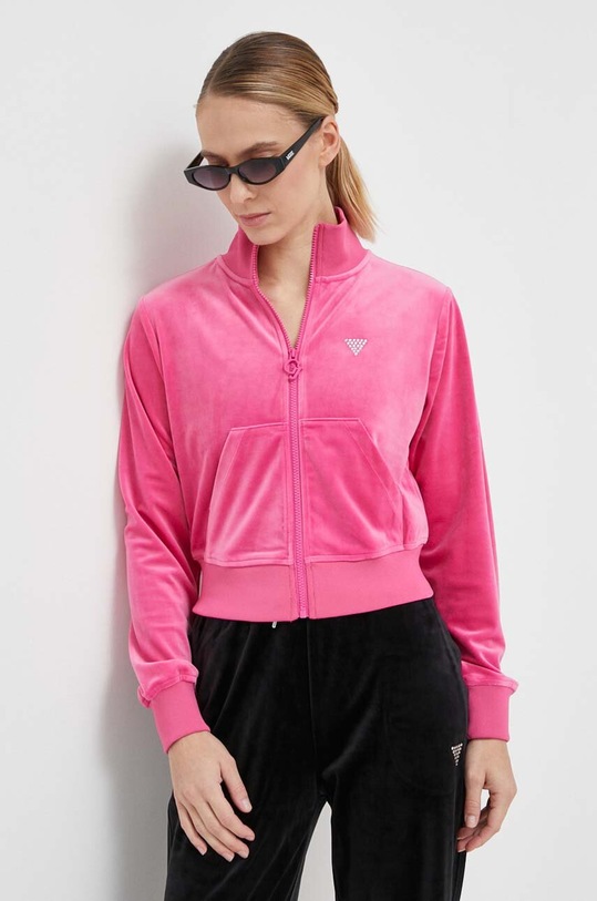 Mikina Guess COUTURE růžová V3BQ22.KBXI2