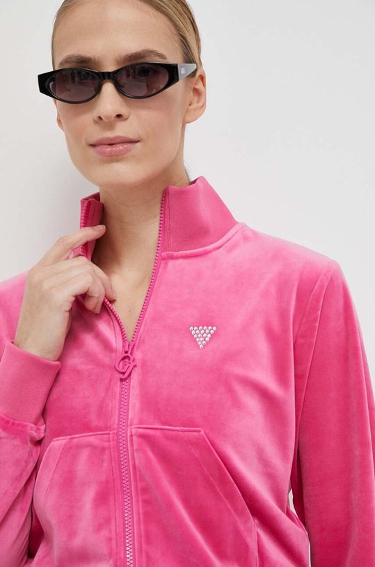Mikina Guess COUTURE růžová V3BQ22.KBXI2