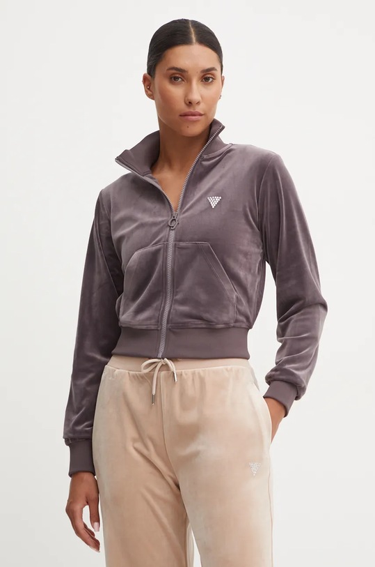 Guess bluza fioletowy V3BQ22.KBXI2