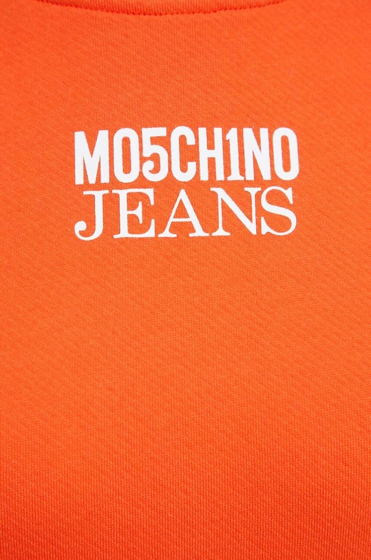 Moschino Jeans bluza bawełniana 1702.8756 pomarańczowy
