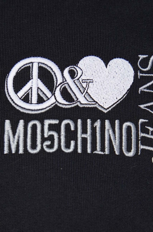 Хлопковая кофта Moschino Jeans 1718.8757 чёрный