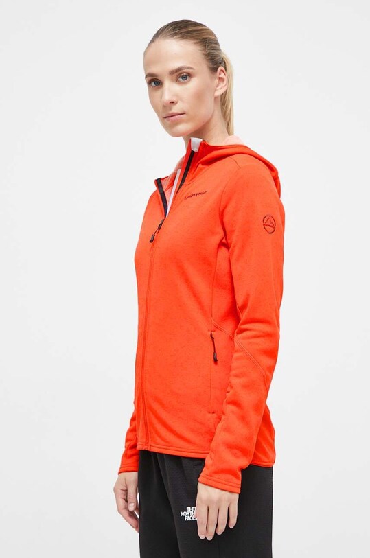 La Sportiva bluza sportowa Cosmic z kapturem pomarańczowy M35322900