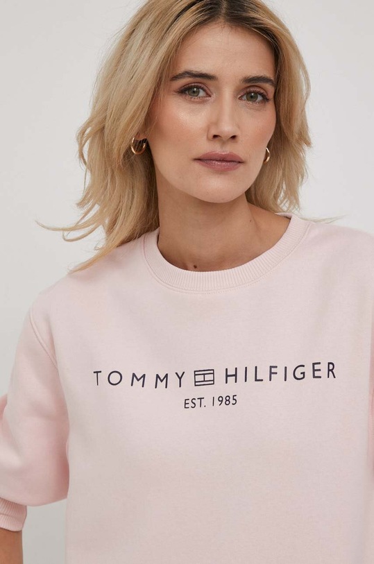 Tommy Hilfiger bluza różowy WW0WW39791