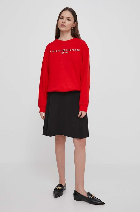 Tommy Hilfiger bluza WW0WW39791 czerwony SS25