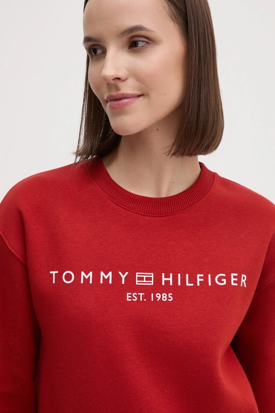 Tommy Hilfiger bluza czerwony WW0WW39791