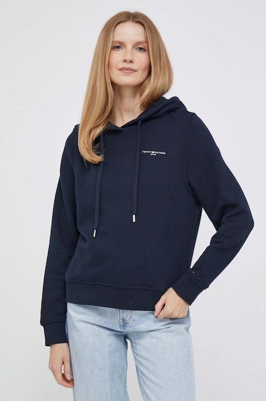 Tommy Hilfiger bluza z kapturem granatowy WW0WW40274