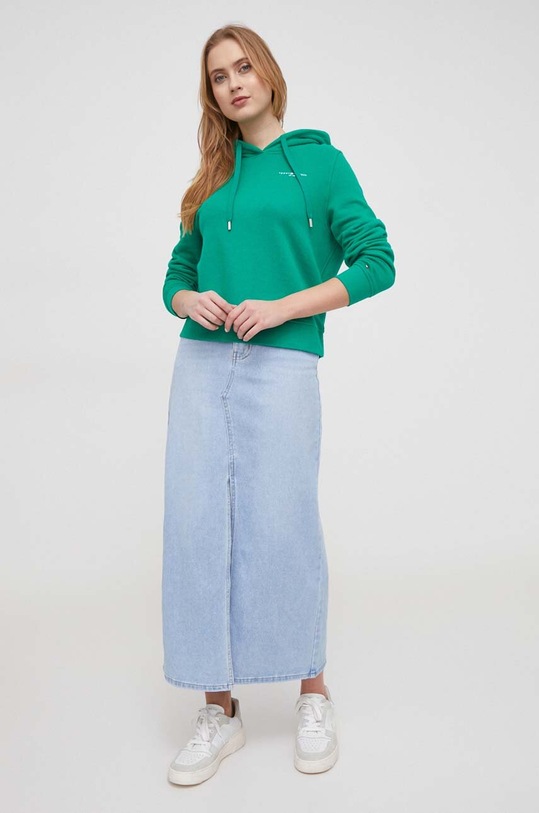 Tommy Hilfiger bluza WW0WW40274 zielony AW23